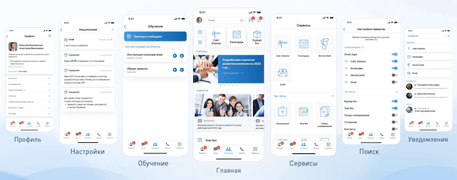 Внешний вид единого экрана SmartApps в eXpress