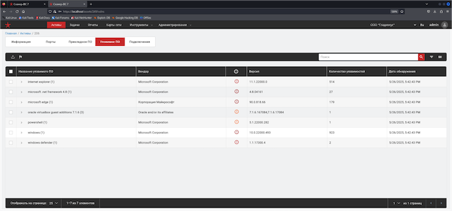 Уязвимый софт в Windows Уязвимый софт в Windows