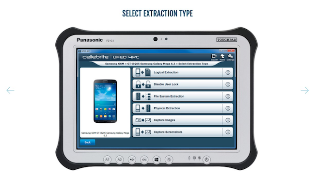 Функции ПАК Cellebrite UFED 4PC (конец 2010-х гг.)