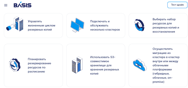 Ключевые задачи Basis Virtual Protect