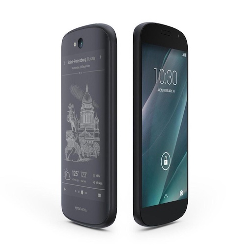 YotaPhone 2 версии (вид спереди и сзади)