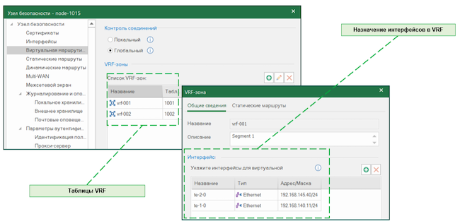 VRF в «Континенте 4.1.9»