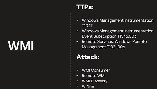 Дорожная карта работы с событиями WMI в Kaspersky EDR Expert