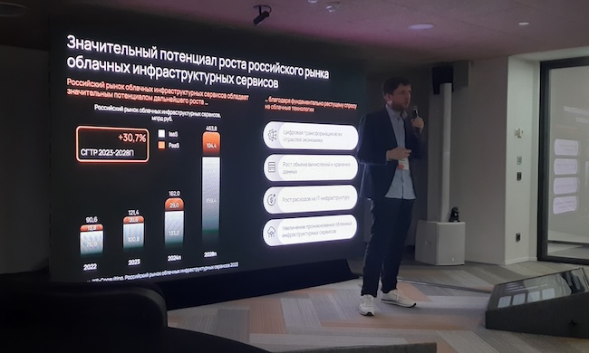 Олег Любимов отметил высокую востребованность облачных инфраструктурных сервисов в России