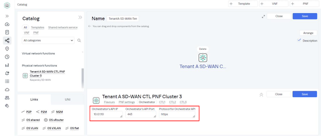 Настройка виртуального IP-адреса контроллера в Kaspersky SD-WAN