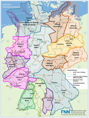 Региональное деление Германии по Black Start процедурам Региональное деление Германии по Black Start процедурам