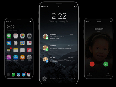 iPhone 8 будет сканировать лицо вместо пальца